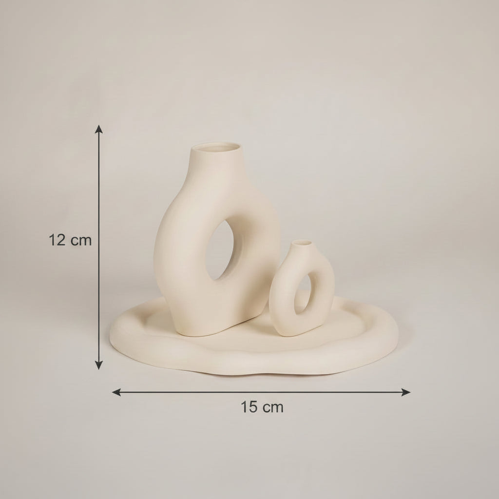 NOMADE - Vase en Ciment fait main  | (Traité Anti-humidité)
