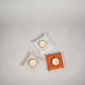 LUMIA - Lot de 3 Bougeoirs Minimalistes en Ciment Faits Main (Traité Anti-humidité) + Le 4ème OFFERT !