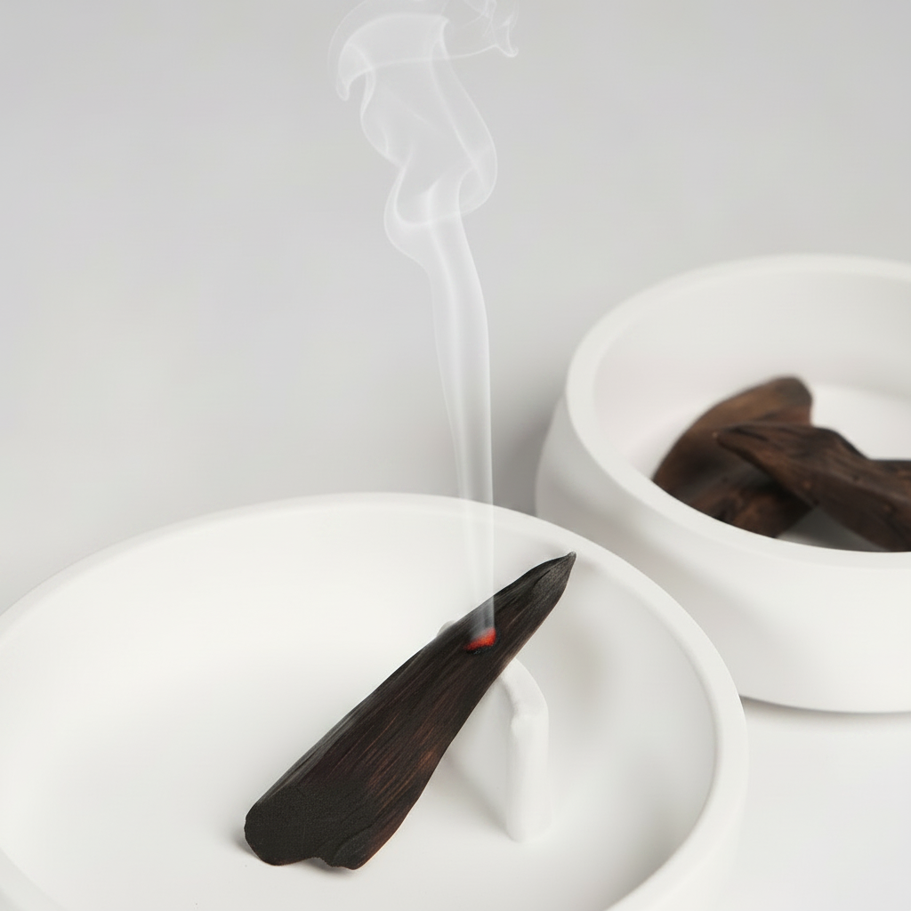 LE RITUEL - Porte Oud en Ciment fait main BLANC | (Traité Anti-humidité)