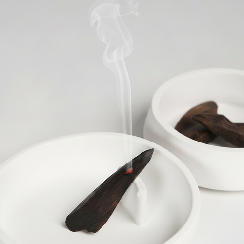 LE RITUEL - Porte Oud en Ciment fait main BLANC