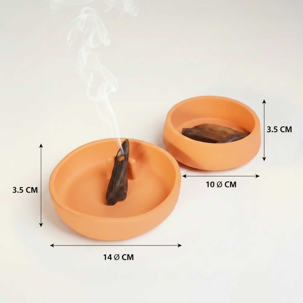 LE RITUEL - Porte Oud en Ciment fait main ORANGE | (Traité Anti-humidité)