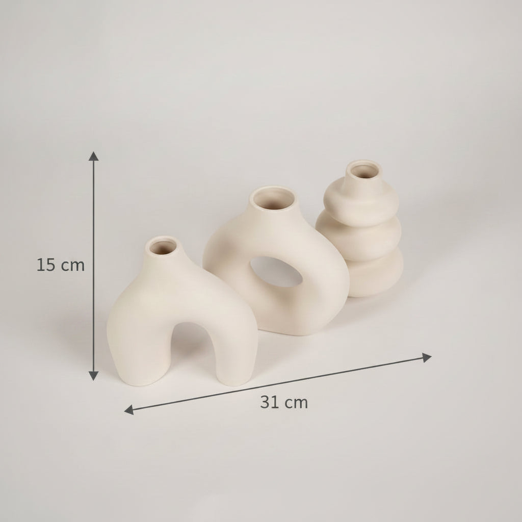 TURA - Vase en Ciment fait main | (Traité Anti-humidité)
