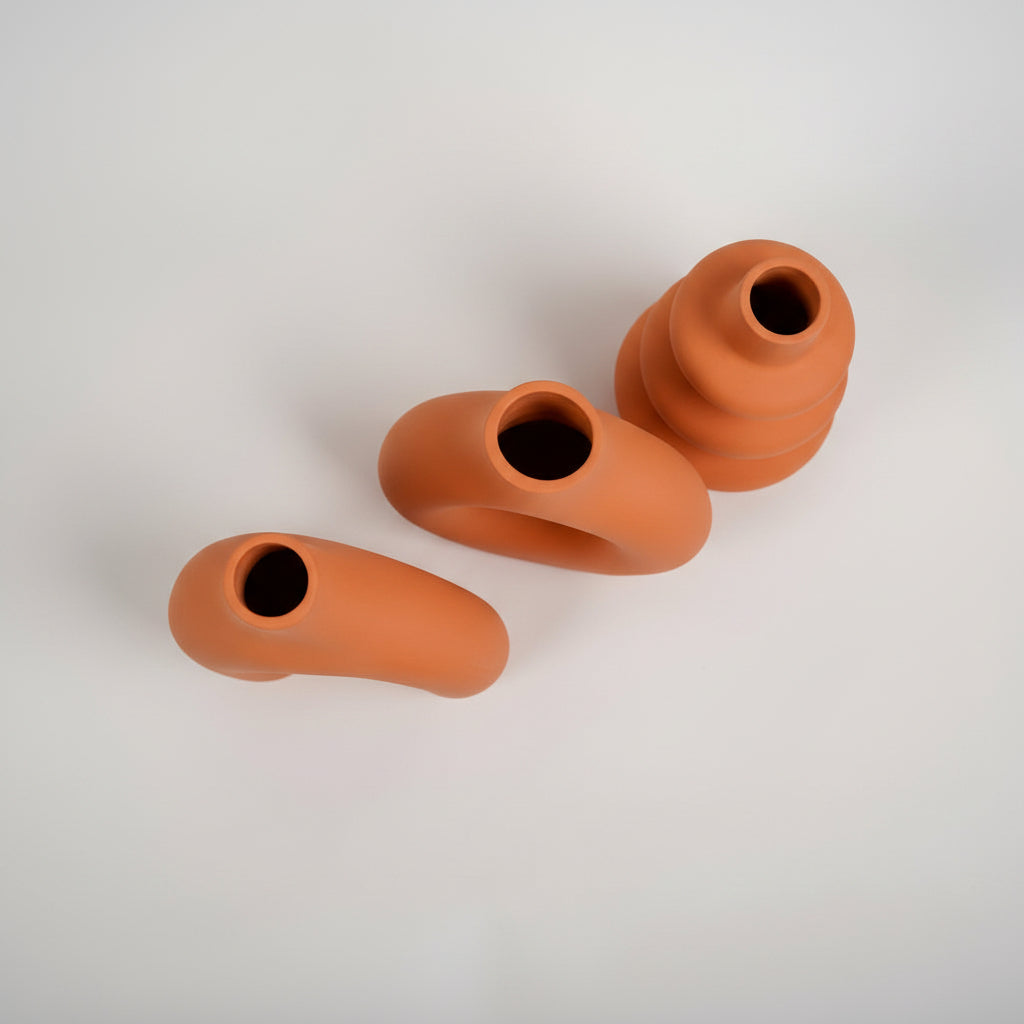 TURA - Vase en Ciment fait main | (Traité Anti-humidité)