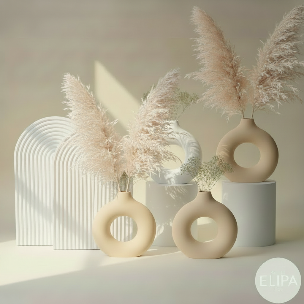 Pack Mixte : 4 vases Donut + 2 plateaux (offerts) pour seulement 395 Dhs !